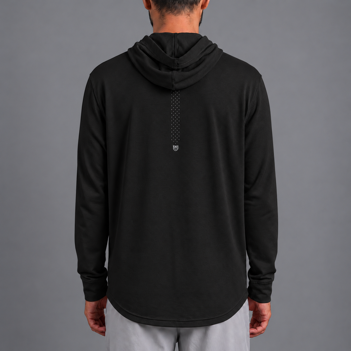 Field Performance Hoodie in Black, back