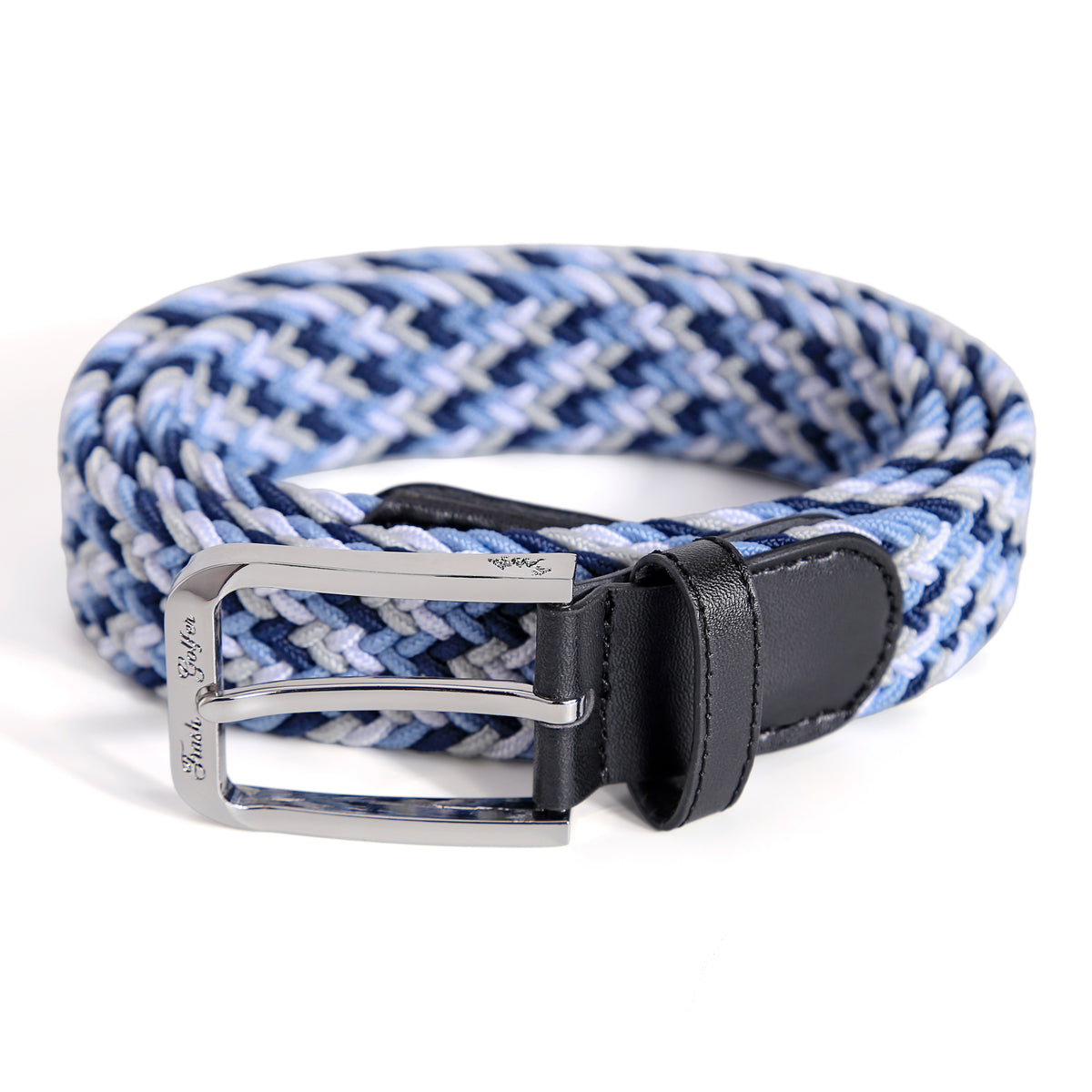Dept Issue Belt in Navy / White / Blue, coiled
