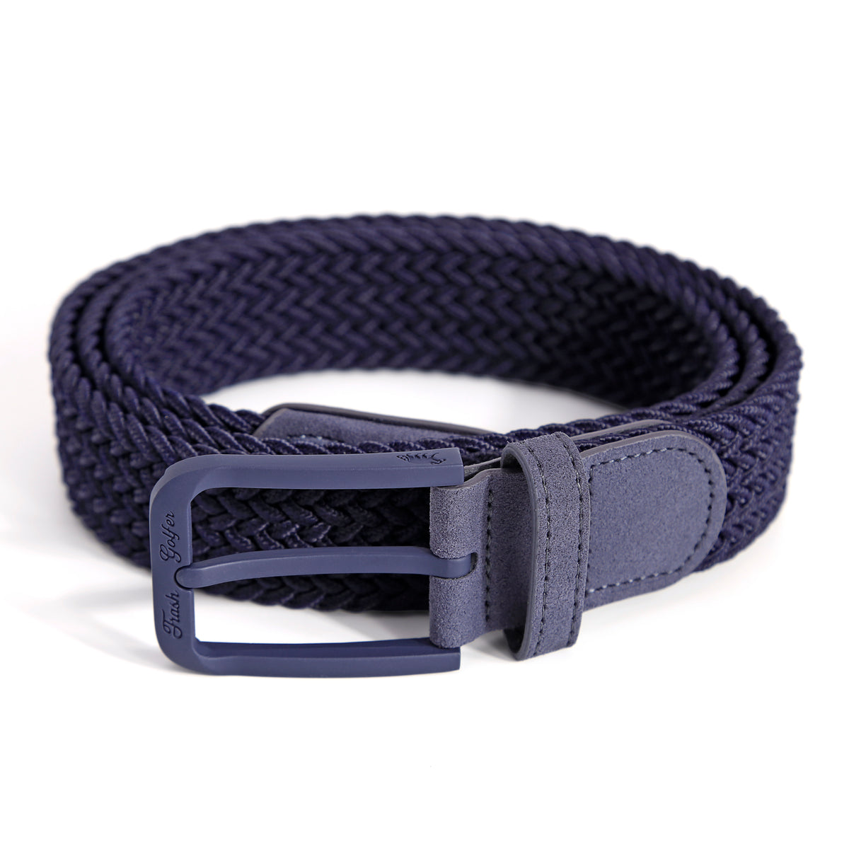 Dept Issue Belt in Navy, coiled