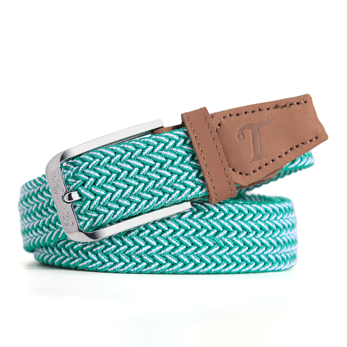 Dept Issue Belt in Light Green / White
