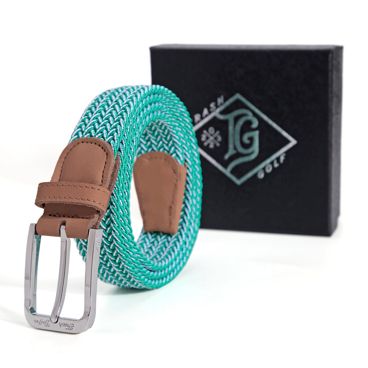 Dept Issue Belt in Light Green / White with gift box