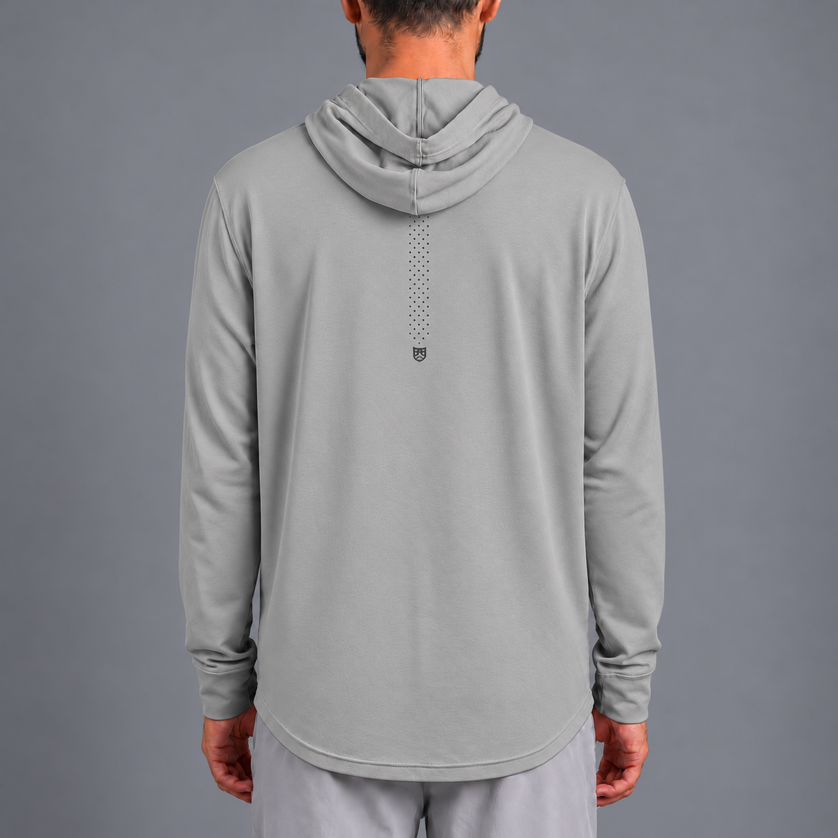 Field Performance Hoodie in Dark Grey, back
