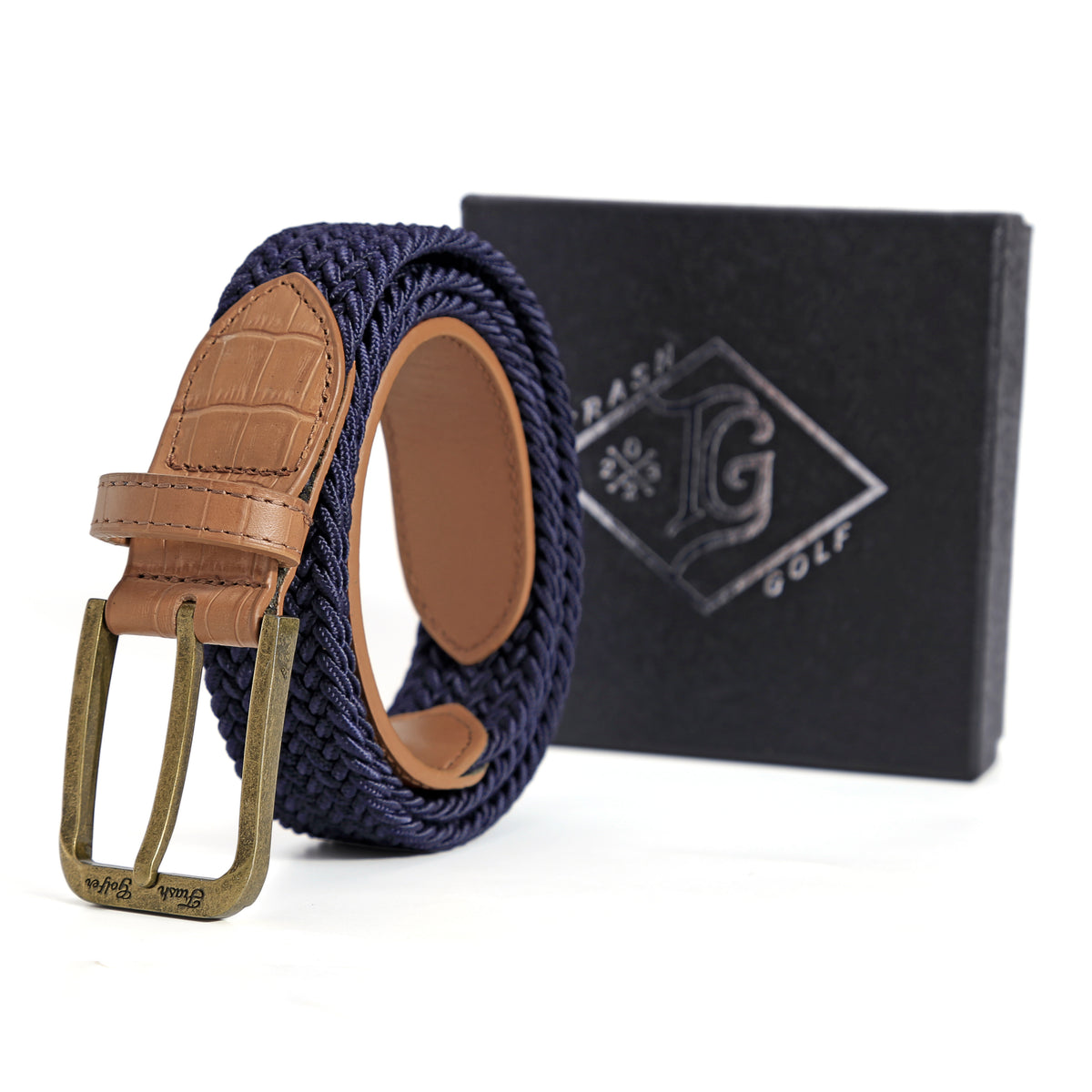 Dept Issue Belt in Blue / Tan with gift box