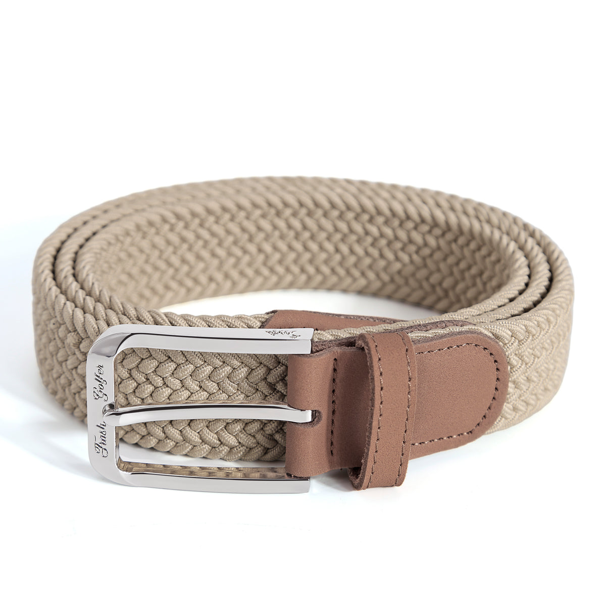 Dept Issue Belt in Khaki, coiled