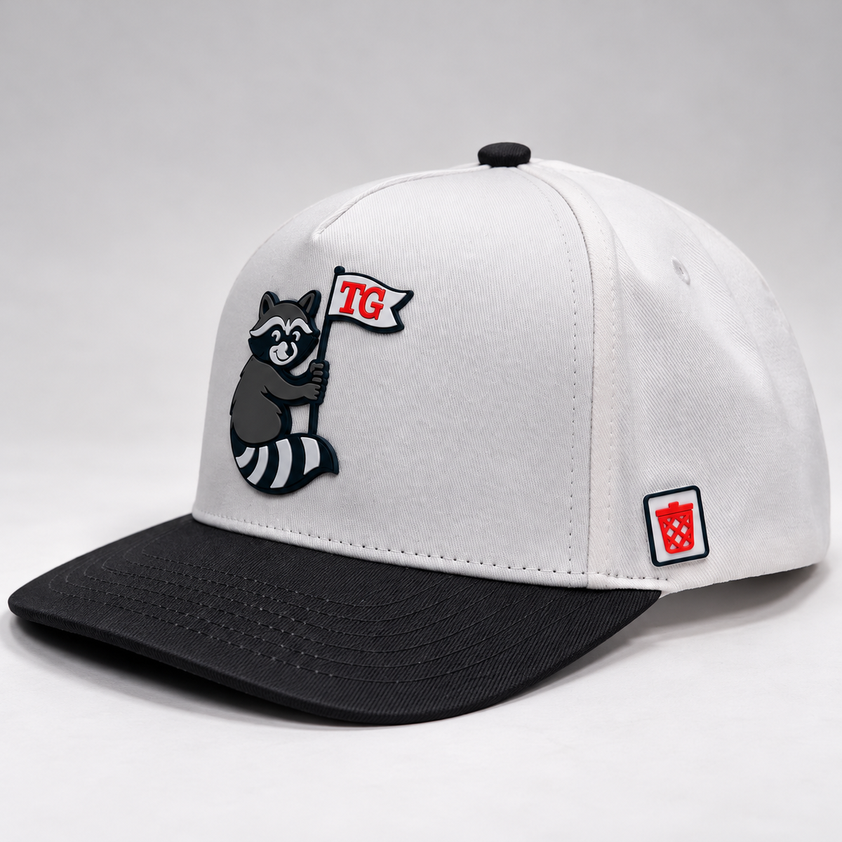 Raccoon Baseball hat, side