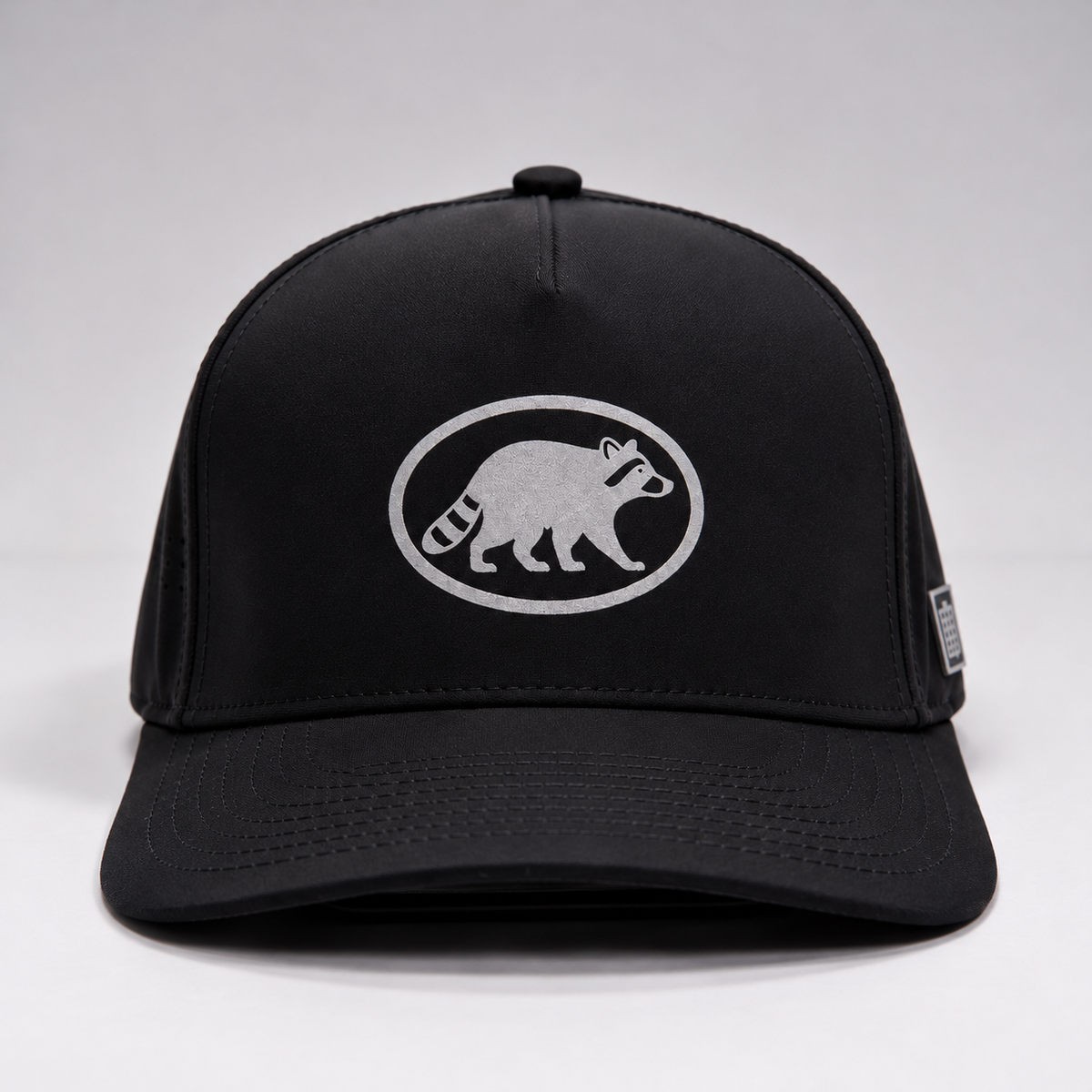 Reflective Raccoon hat, front