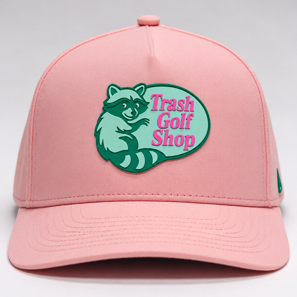 The Trash Golf Shop hat in Pink, front