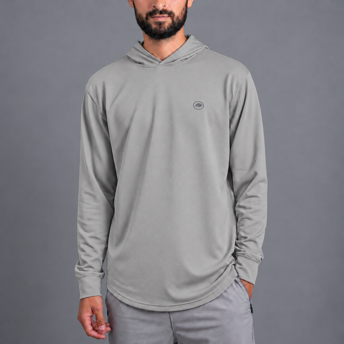Field Performance Hoodie in Dark Grey, front