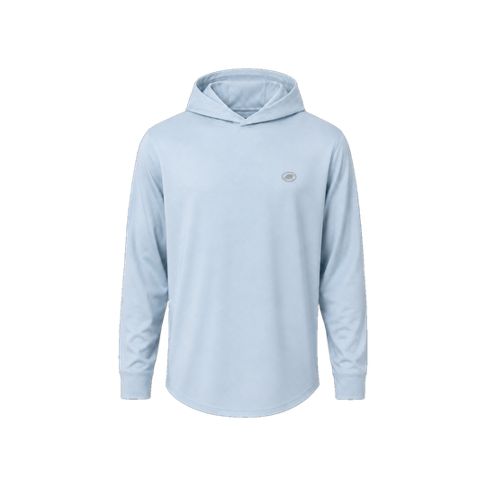 Field Performance Hoodie — Light Blue